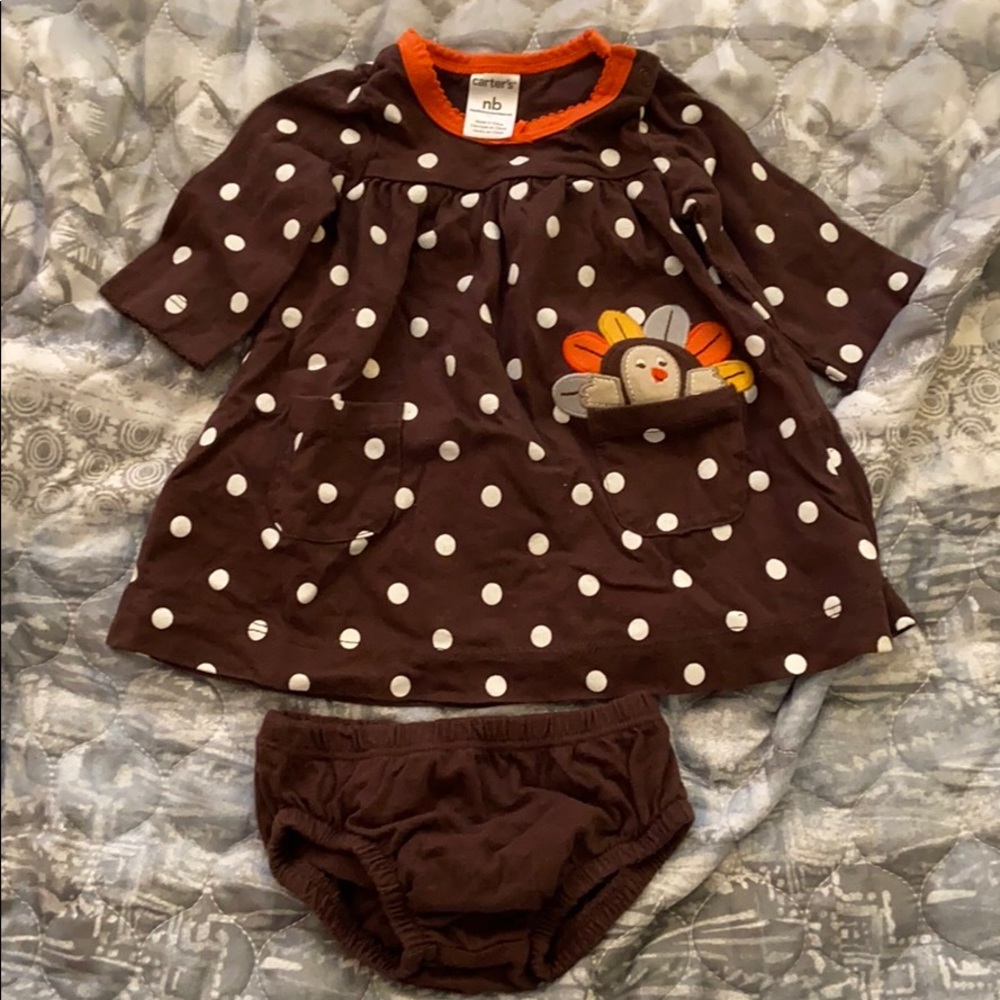 Two piece thanksgiving outfit NB